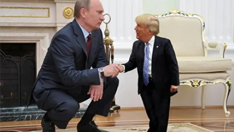 Крошечный Дональд Трамп стал мемом
