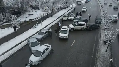 Алматы, гололед, фото - Новости Zakon.kz от 08.02.2022 10:51