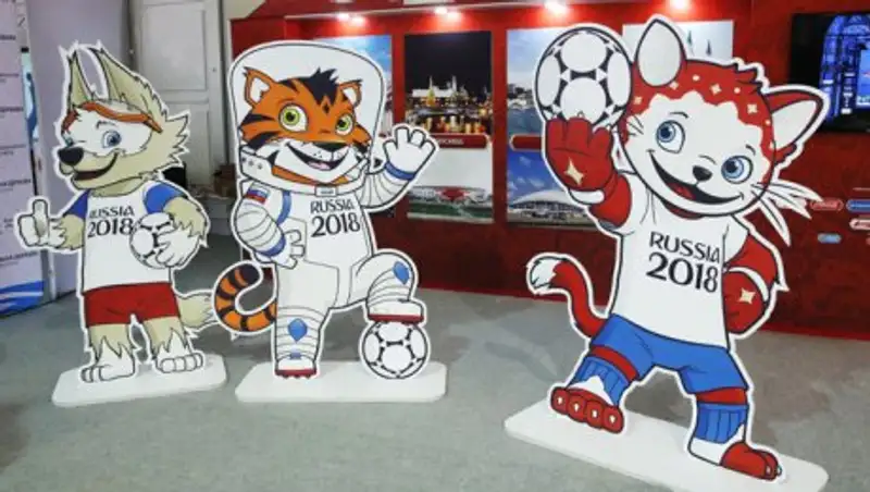 Талисманом ЧМ-2018 по футболу стал Волк
