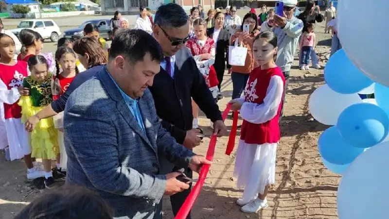 В поселке Акмолинской области открыли современную спортплощадку