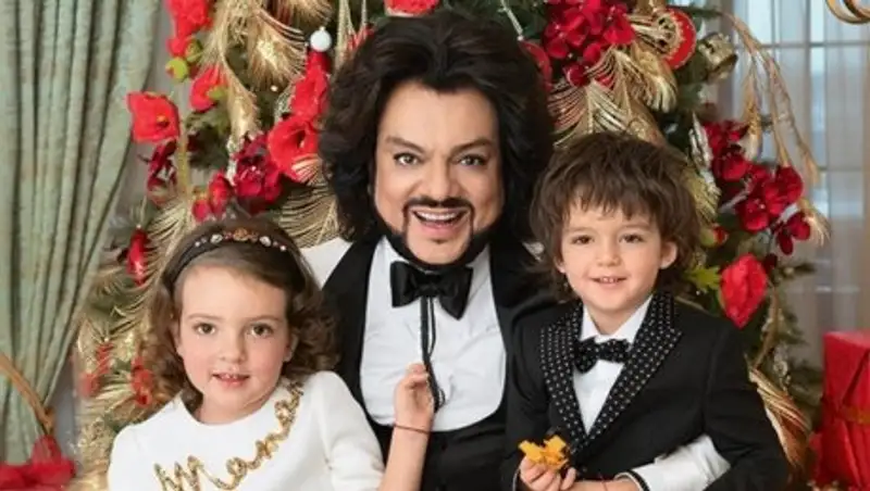 Киркоров спасает своих детей из горящей Греции