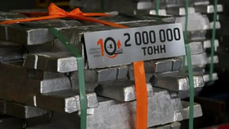 За 10 лет Казахстанский электролизный завод произвел 2 млн  тонн отечественного алюминия