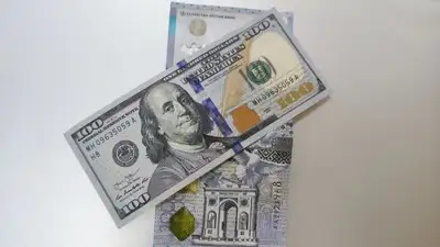 доллар и тенге, фото - Новости Zakon.kz от 09.03.2023 15:37