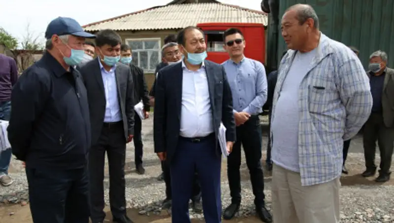 В Кордайском районе восстанавливают пострадавшие в ходе беспорядков жилые дома