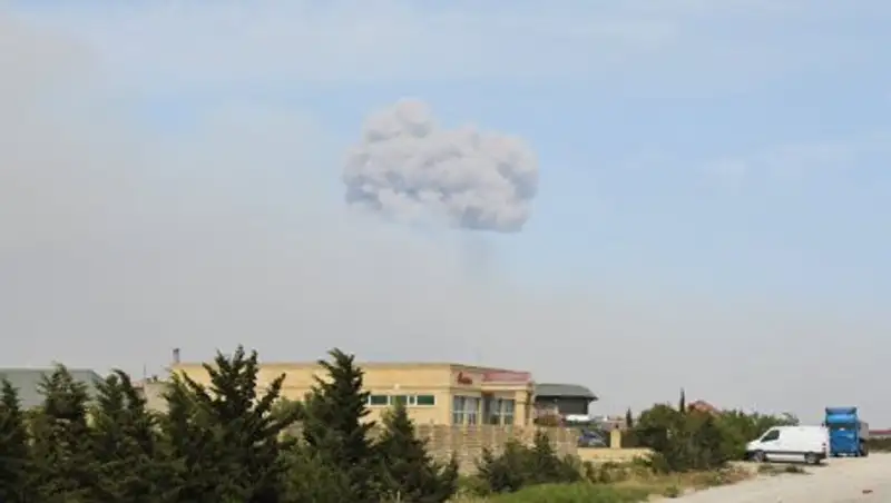 В Азербайджане при взрыве на оружейном складе пострадали шесть человек