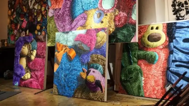 Художник плюшевых игрушек