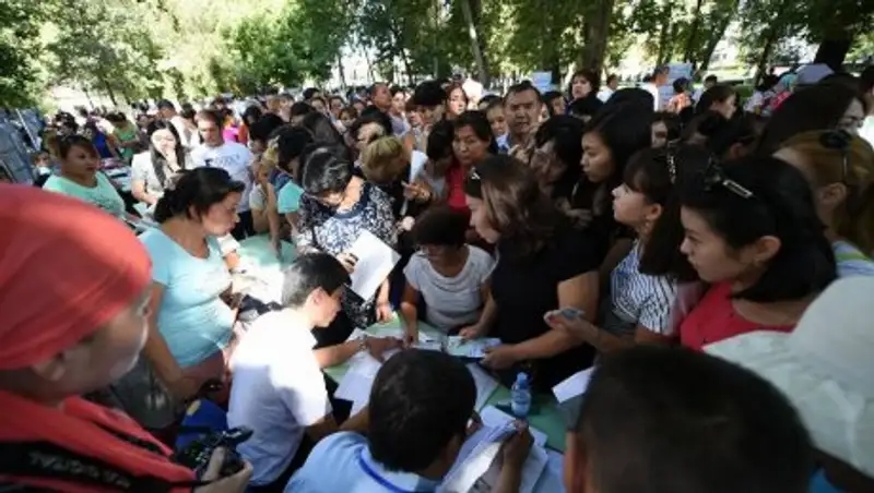 Шымкентте &#1257;ткен ж&#1241;рме&#1187;кеде 2000-нан астам ж&#1201;мыс орны &#1201;сынылды