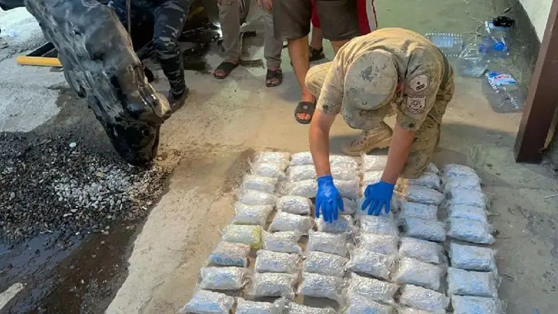 Крупную партию наркотиков выявили пограничники в Туркестанской области