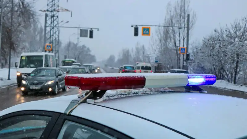 Погоня за пьяным водителем в СКО попала на видео
