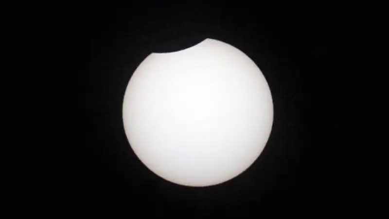 Появились первые фото солнечного затмения суперлуной в пятницу 13-го