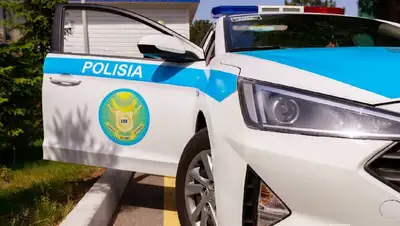 ДТП, полицейская машина , фото - Новости Zakon.kz от 18.04.2022 12:45