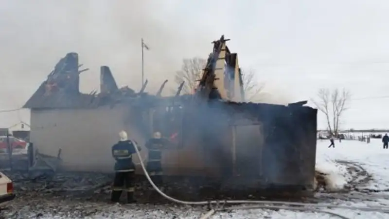 Мужчина сгорел в пожаре в Акмолинской области