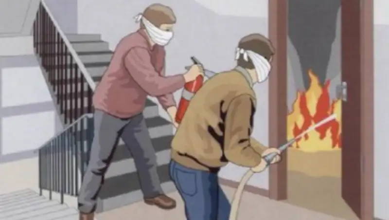 Что делать, если горит квартира