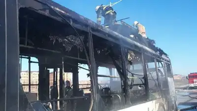 Пожар в Кызылорде, фото - Новости Zakon.kz от 01.02.2022 19:13