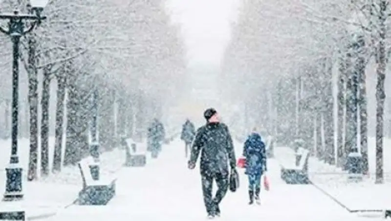 На большей части Казахстана ожидается снег