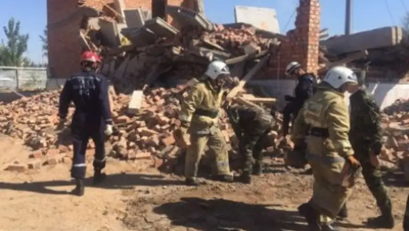 Как выглядит опустевшая стройка в Астане после обрушения