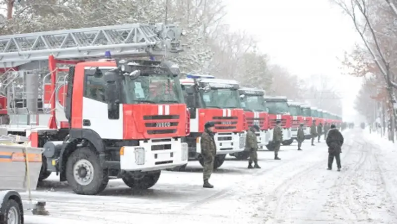 На 138 автомобилей пополнился автопарк ДВД и ДЧС Алматинской области