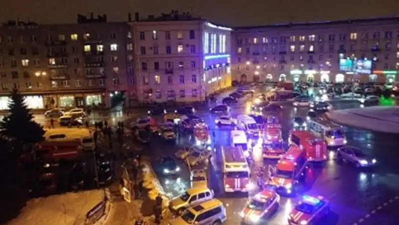 В Петербурге прогремел взрыв в магазине "Перекрёсток"