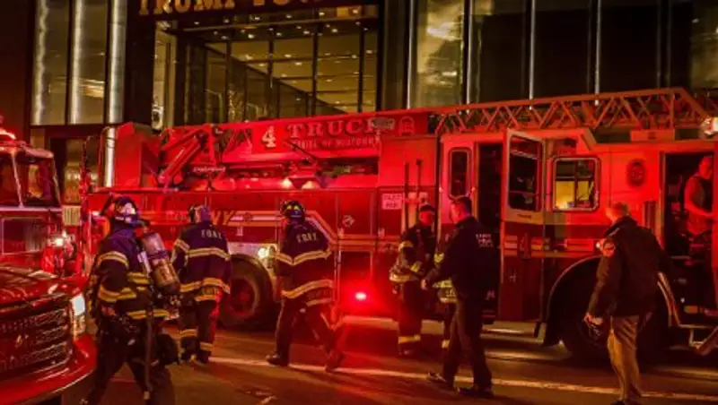 В результате пожара в Trump Tower погиб один человек
