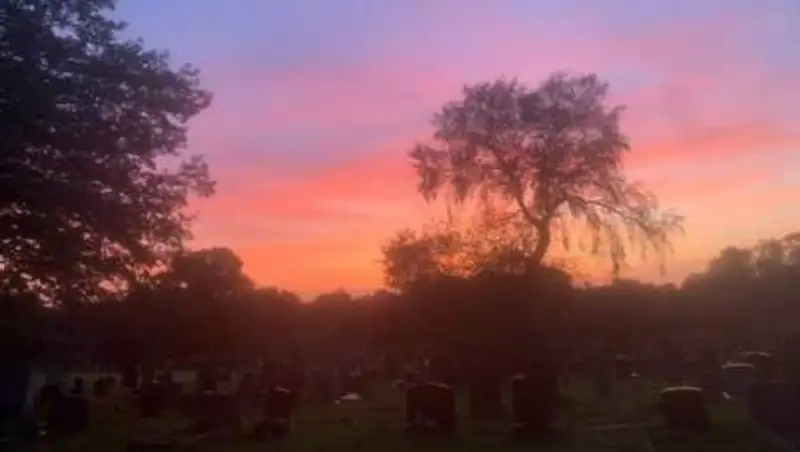 Жители Англии стали свидетелями красивого явления