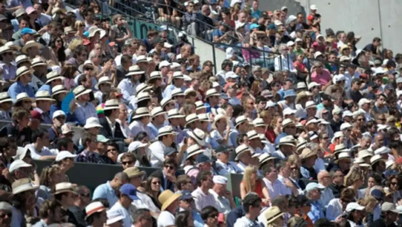 На зрителей Roland Garros упало табло