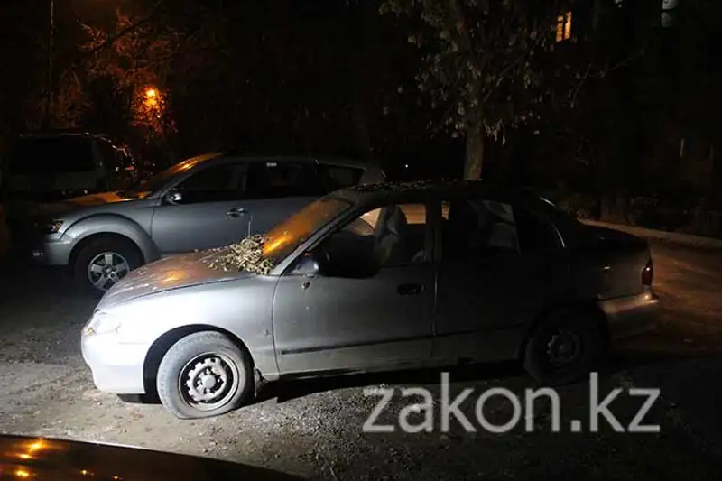 Трое парней пытались украсть брошенную машину, чтобы «греться в ней зимой», Алматы (фото), фото - Новости Zakon.kz от 06.11.2013 21:48