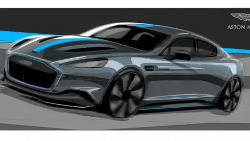 Официально: электрический Aston Martin RapidE дебютирует в 2019 году