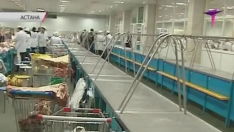 Продавцы мяса на столичном рынке «Алем» вышли на митинг