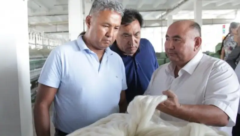 Азат Перуашев побывал с рабочим визитом в Жамбылской области