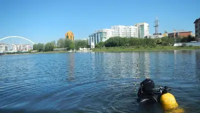 очистка реки, фото - Новости Zakon.kz от 07.06.2022 19:16