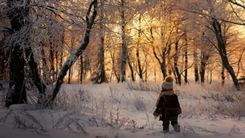 15 зимних фото о счастливом детстве в деревне