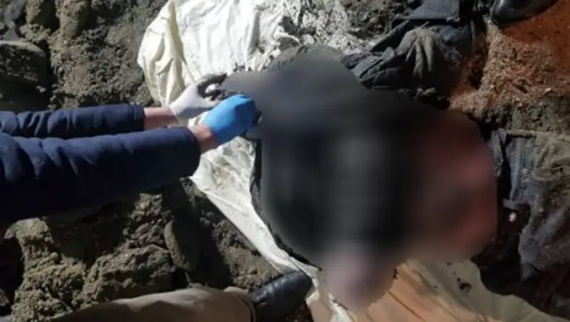 В бетоне нашли останки мужчины, якобы уехавшего на джихад в 2012 году