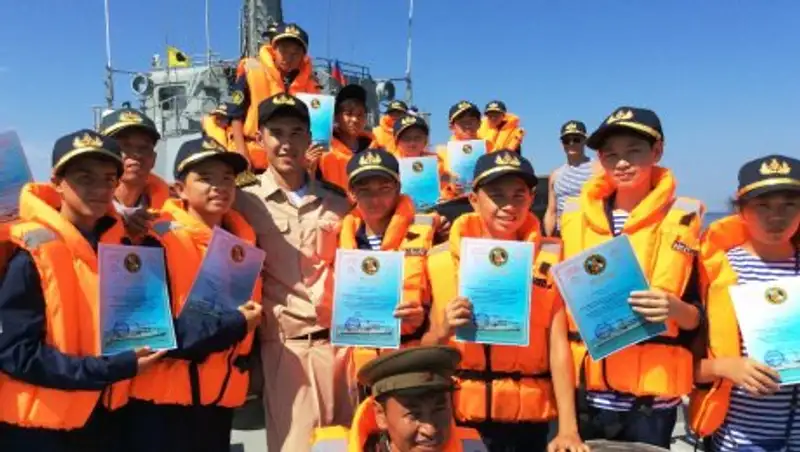 Воспитанники военно-патриотического клуба «Киров» будут служить в ВМС ВС РК