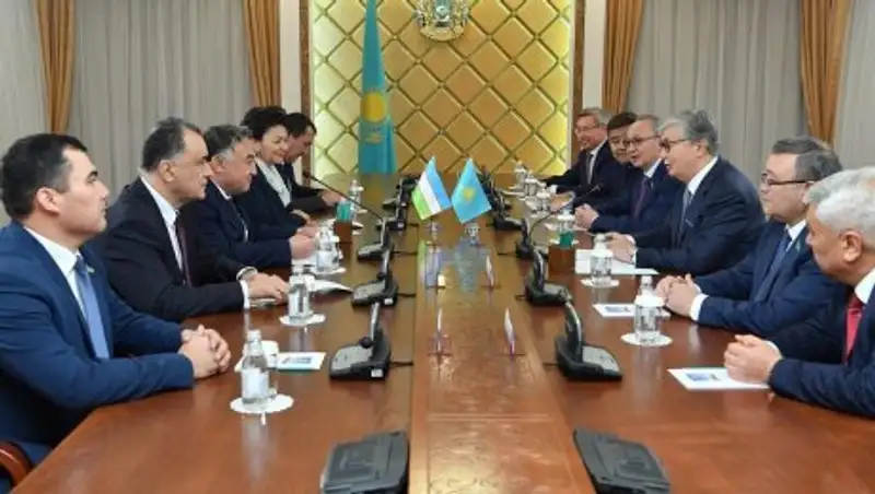 Касым-Жомарт Токаев принял делегацию Парламента Узбекистана