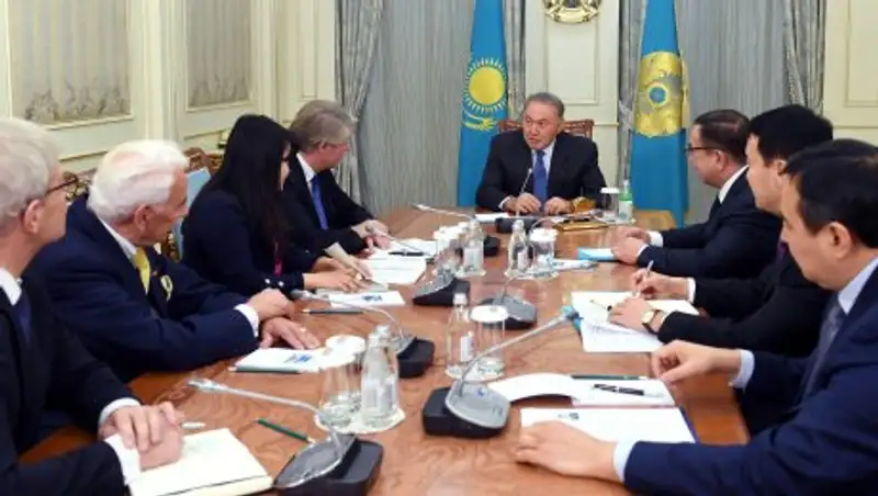 Назарбаев встретился с представителями деловых кругов ФРГ