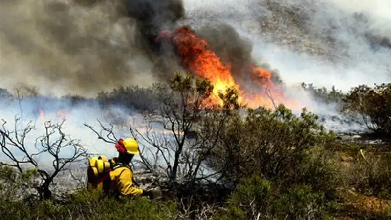 В Калифорнии полыхает долина, прославленная в заставке Windows