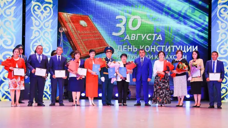День Конституции отметили в Жамбылской области, фото - Новости Zakon.kz от 27.08.2022 21:31