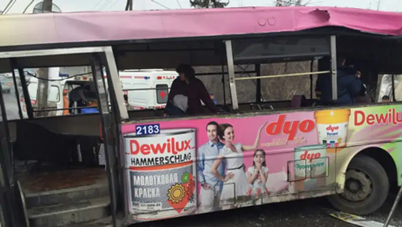 7 человек, в том числе трое детей, пострадали в ДТП с участием автобуса в Алматы