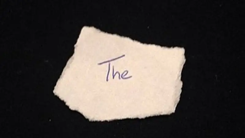 Клочок бумаги со словом из трех букв оценили в 40 тысяч долларов