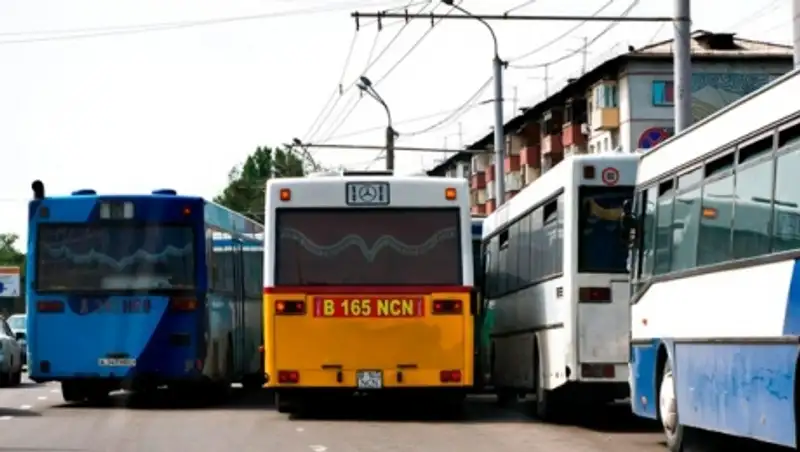 ДВД Алматы: состояние частных автобусов оставляет желать лучшего