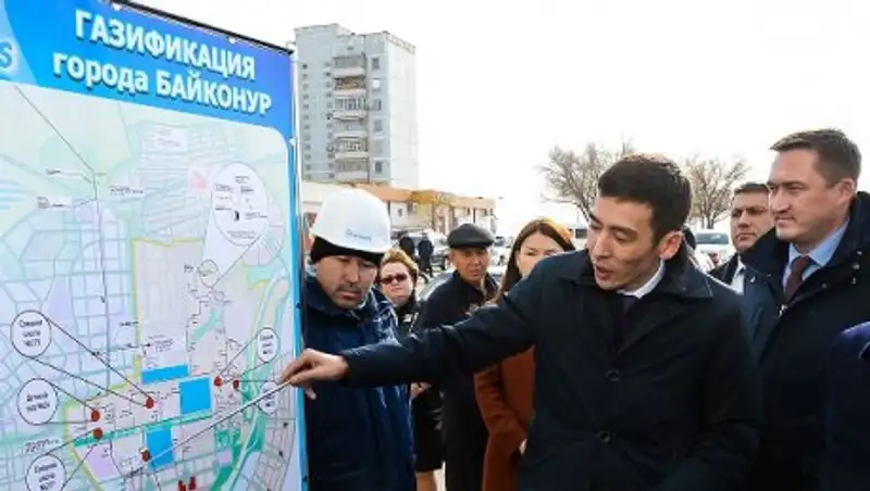 В Байконуре газифицированы жилой микрорайон и школа