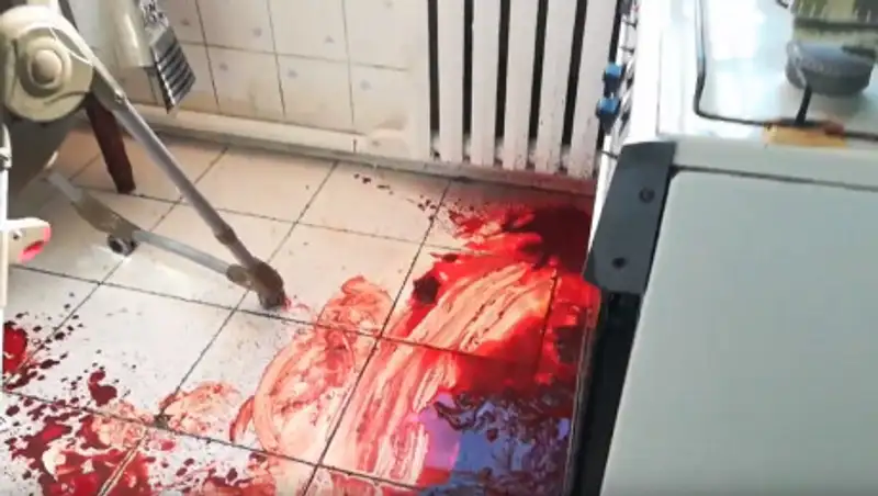 Полицейские в Талдыкоргане не дали мужчине изрезать себя ножом