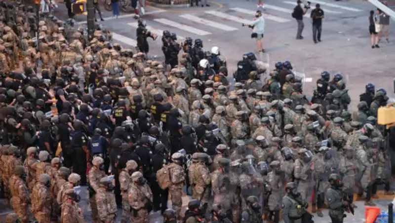 В 33 штатах США задействовали более 40 тысяч нацгвардейцев