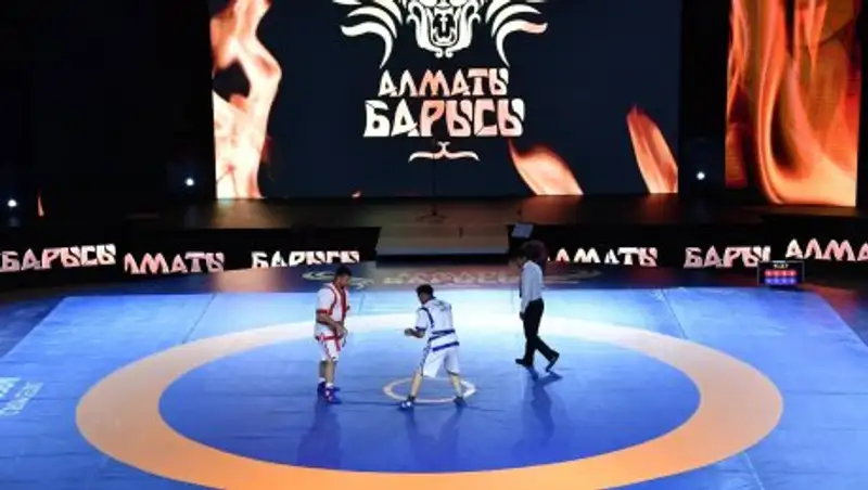 Руслан Абдразаков стал обладателем пояса «Алматы Барысы-2017»