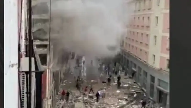 В столице Испании прогремел мощный взрыв