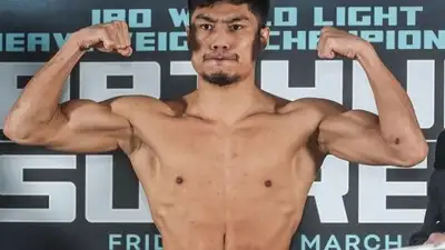 Непобежденный Султан Заурбек нокаутом выиграл бой в Англии, фото - Новости Zakon.kz от 25.03.2023 07:38