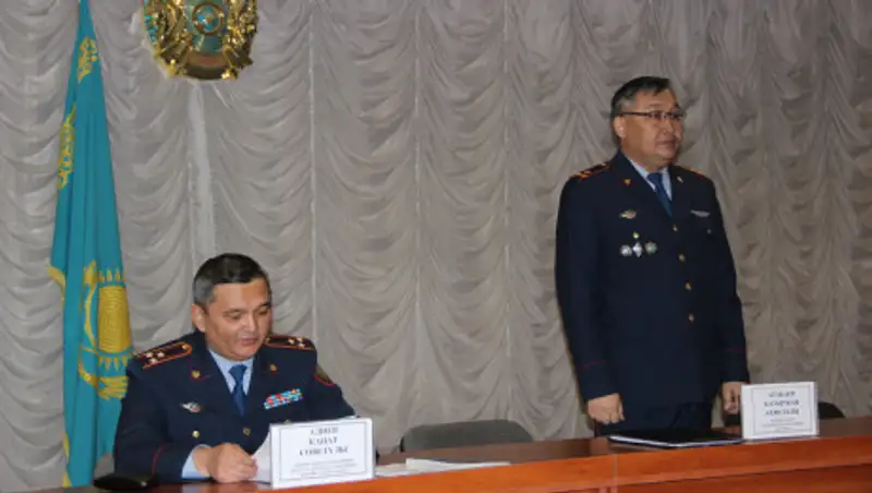 Назначен новый начальник управления полиции Актобе
