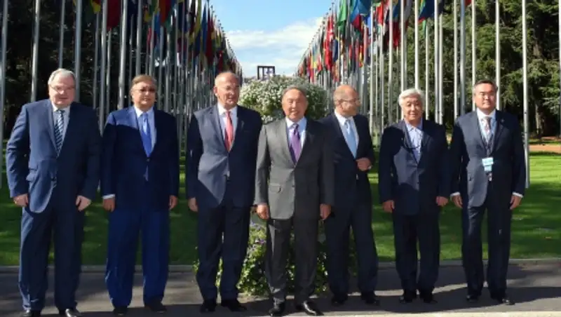 Нурсултан Назарбаев ознакомился с деятельностью Женевского отделения ООН