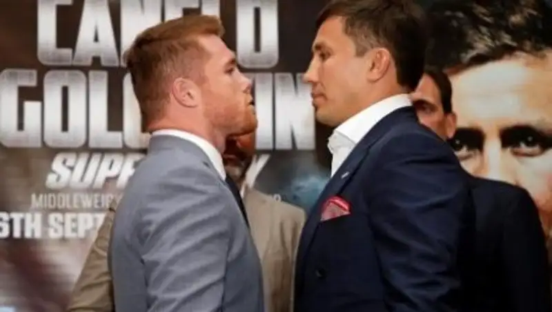 Осталась неделя до боя Головкин — Альварес