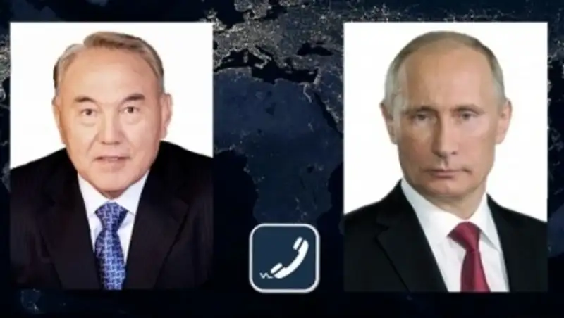 Н.Назарбаев и В.Путин обсудили по телефону ситуацию в топливно-энергетической сфере